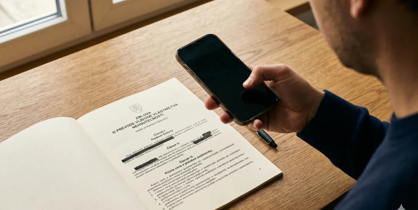 Odfotenie dokumentu mobilom